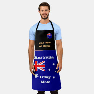 Taste of Home & Australian Flag /Australia Cooking Schort