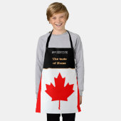 Taste of Home & Canadian Flag, Canada /Cooking Schort (Gedragen)