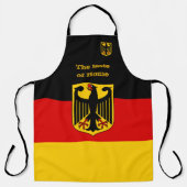 Taste of Home & German Flag, Duitsland /Cooking Ap Schort (Voorkant)