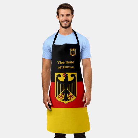 Taste of Home & German Flag, Duitsland /Cooking Ap Schort (Gedragen)
