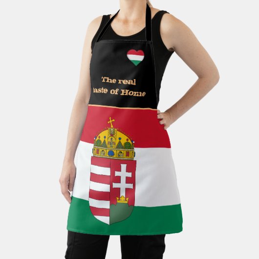 Taste of Home & Hungarian Flag, Hongarije /Cooking Schort (Insitu)