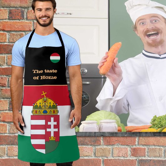 Taste of Home & Hungarian Flag, Hongarije /Cooking Schort