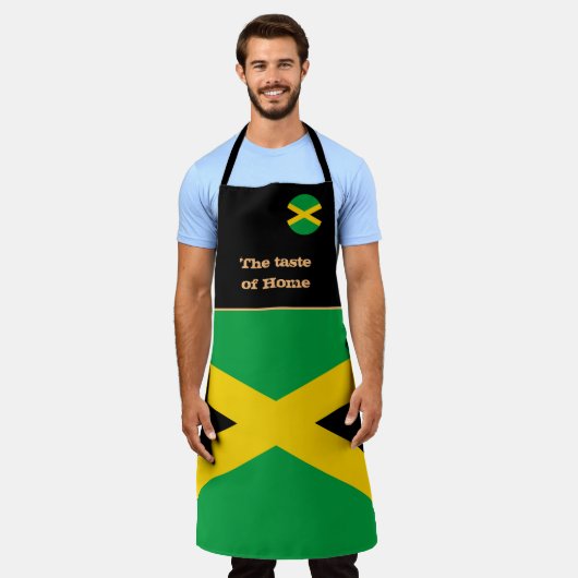 Taste of Home, Jamaicaanse vlag, Jamaica/Koken Schort (Gedragen)