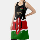 Taste of Home & Kenyan Flag, Kenia/Africa Cooking Schort (Insitu)