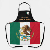 Taste of Home & Mexicaanse vlag, Mexico /Cooking Schort (Voorkant)