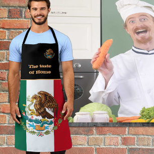 Taste of Home & Mexicaanse vlag, Mexico /Cooking Schort
