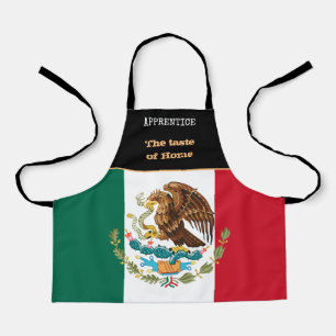 Taste of Home & Mexicaanse vlag, Mexico /Cooking Schort