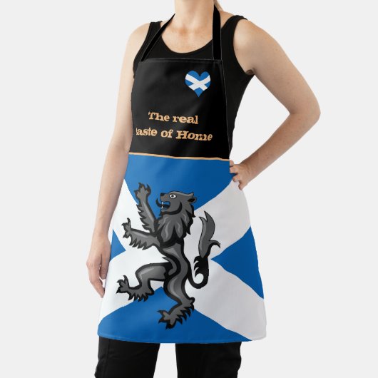 Taste of Home & Scottish Flag, Koking / Schotland Schort (Insitu)