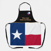Taste of Home & Texas Flag, Texas /America Cooking Schort (Voorkant)