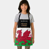 Taste of Home & Welsh Flag, Wales /Cooking Schort (Insitu)