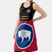 Taste of Home & Wyoming Flag, Wyoming/USA Cooking Schort (Insitu)