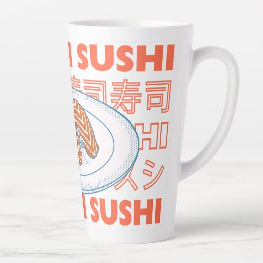 Taste of Japan Text & Sushi Latte Mok (Rechts)