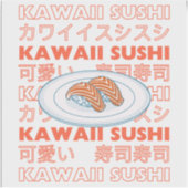 Taste of Japan Text & Sushi Sticker (Voorkant)