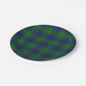 Taste of Scotland Clan Oliphant Tartan Pset Papieren Bordje (Gekanteld)