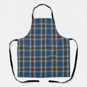 Taste of Scotland Clan Thompson Blue Gray Tartan Schort (Voorkant)