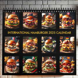 Taste of the World: Internationale Hamburgers 2025 Kalender