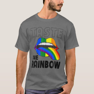 Taste the Rainbow LGBT Gay Lesbian Pride Rainbow L T-shirt