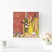 Taste van Italië 700 door Liz Revit Vierkante Klok (Huis)