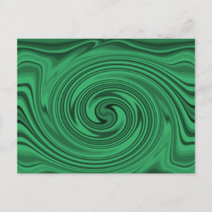 Tasteful Black Monochrome Blurred Spiral Effect Briefkaart