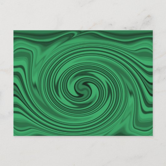 Tasteful Black Monochrome Blurred Spiral Effect Briefkaart (Voorkant)