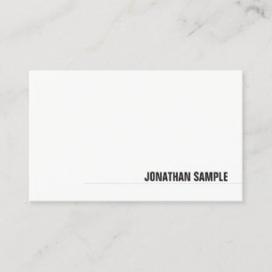 Tasteful Modern minimalist Elegant Nice Plain Visitekaartje