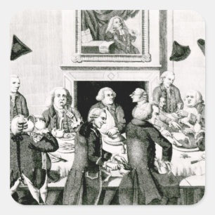 Tasting, 1780 vierkante sticker