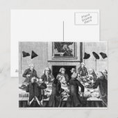 Tasting, 1782 briefkaart (Voorkant / Achterkant)