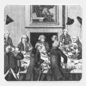 Tasting, 1782 vierkante sticker (Voorkant)