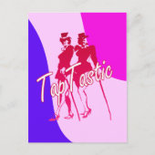 Tastisch dansen tikken briefkaart (Voorkant)