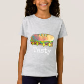 Tastte onderbroodje schattig eten t-shirt (Voorkant)