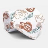 Tasty Bread Toast Pattern-Stropdas Stropdas (Opgerold)