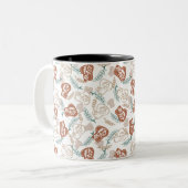 Tasty Bread Toast Pattern Tweekleurige Koffiemok (Voorkant links)