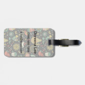 Tasty bright Tea Card Bagagelabel (Achterkant horizontaal)