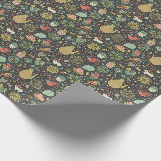 Tasty bright Tea Card Cadeaupapier (Hoek)