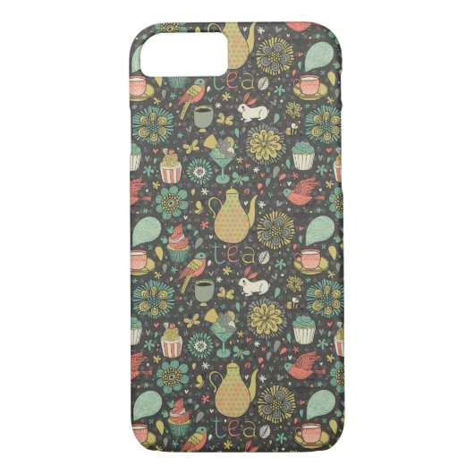 Tasty bright Tea Card Case-Mate iPhone Case (Achterkant)