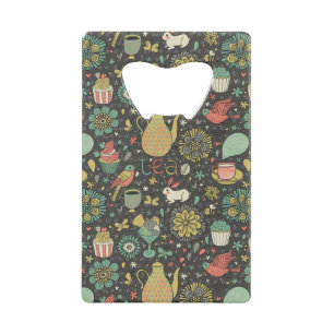 Tasty bright Tea Card Creditkaart Flessenopener