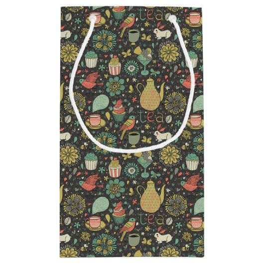 Tasty bright Tea Card Klein Cadeauzakje (Achterkant)