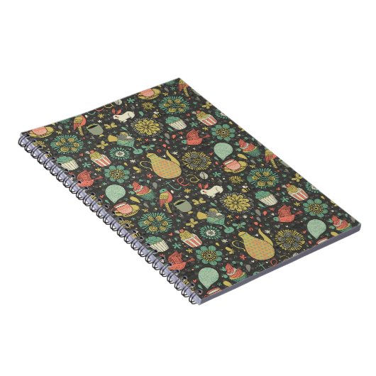 Tasty bright Tea Card Notitieboek (Rechterzijde)