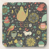 Tasty bright Tea Card Onderzetter (Voorkant)