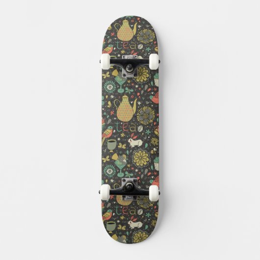 Tasty bright Tea Card Persoonlijk Skateboard (Voorkant)