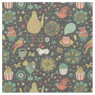 Tasty bright Tea Card Stof