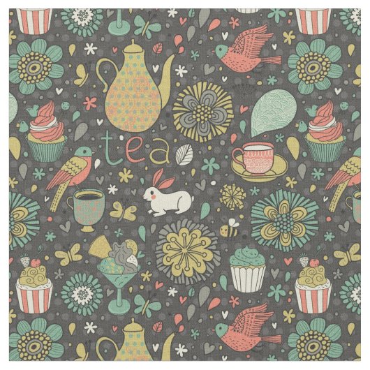 Tasty bright Tea Card Stof (Close Up)