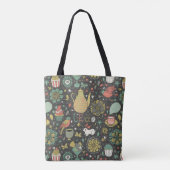 Tasty bright Tea Card Tote Bag (Achterkant)