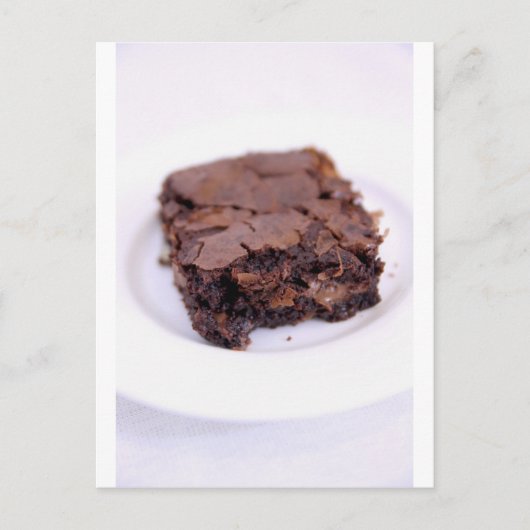 Tasty Brownie Briefkaart (Voorkant)