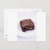 Tasty Brownie Briefkaart (Voorkant / Achterkant)