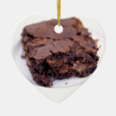 Tasty Brownie Keramisch Ornament (Voorkant)