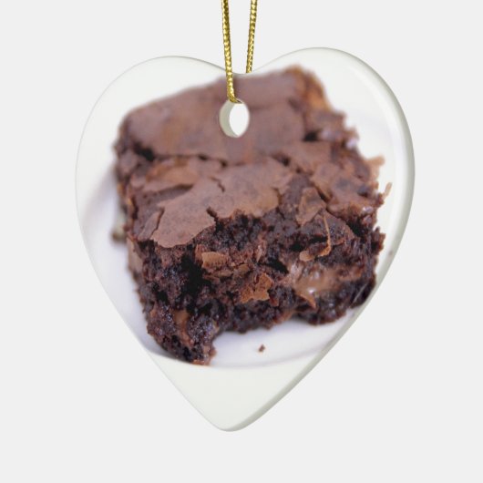 Tasty Brownie Keramisch Ornament (Links)