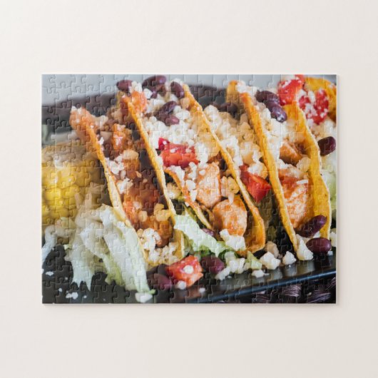 Tasty Chicken Tacos Legpuzzel (Horizontaal)