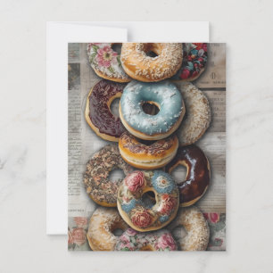 Tasty Decorative Bagels Briefkaart