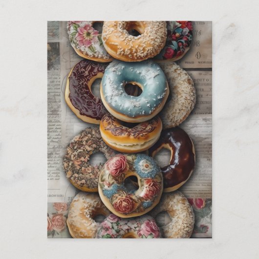 Tasty Decorative Bagels Briefkaart (Voorkant)